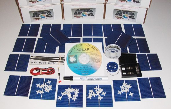 Learn to build your own solar cells panels diy kit Awesome for