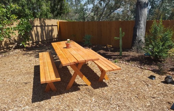 Picnic Table With Detached Benches: 9 Steps (with Pictures)