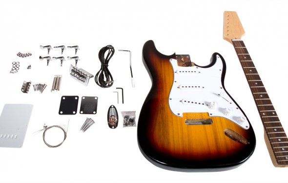 SWAMP - DIY Build Your Own Electric Guitar Kit - Sunburst