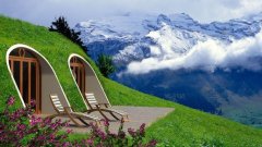 A rendering of an alpine Green Magic Home