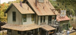 Model railroad building kits